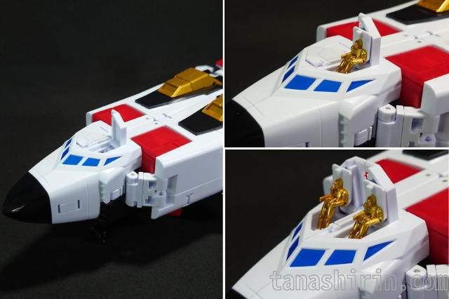 ファイヤーシャトルのコクピット展開ギミック