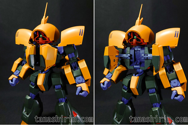 アッシマーの胸部パネルのギミック