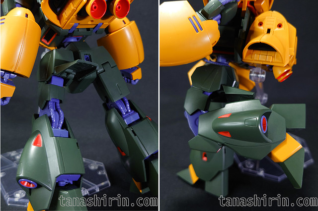 アッシマーの脚部の可動域