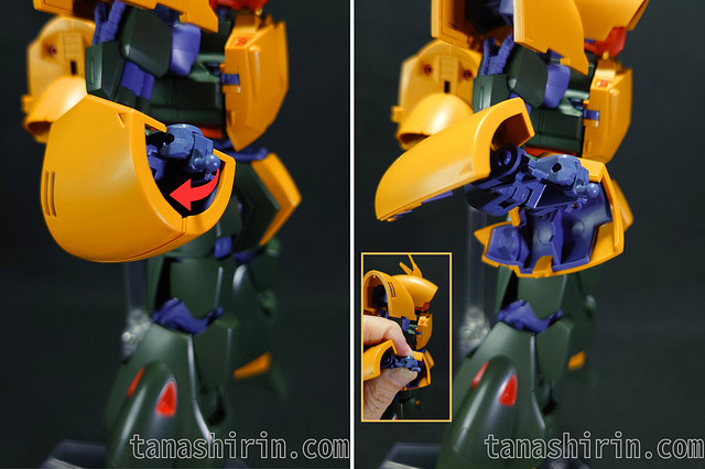 アッシマーの手首パーツの取り付け方法